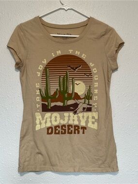 Mojave Desert Graphic Tee - Tan Size L (11-13)